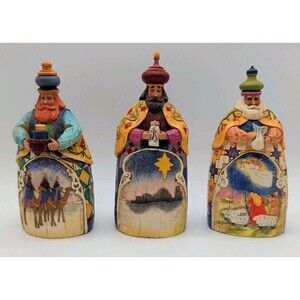 Jim Shore 3 Wisemen Set Let Every Heart Prepare 7" Figurines  113256T Nativity